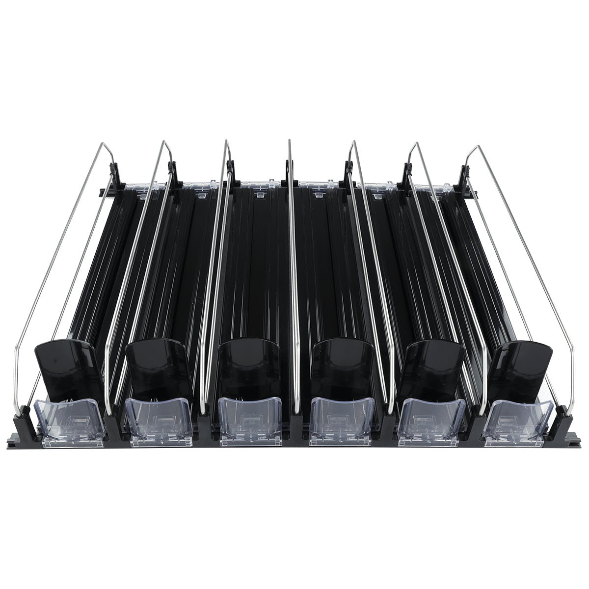 Optional Black 6 Lane Pusher Bundle Per Shelf Add-on Accessory Compatible with EGM-13B