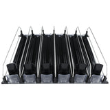 Optional Black 6 Lane Pusher Bundle Per Shelf Add-on Accessory Compatible with EGM-13B