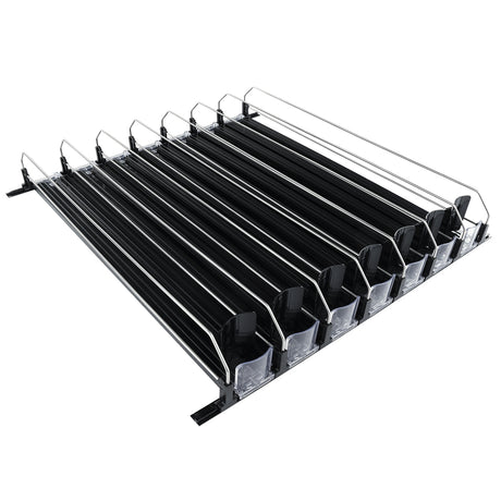 Optional Black 7 Lane Pusher Bundle Per Shelf Add-on Accessory Compatible with ESM-42B