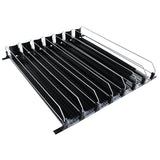 Optional Black 7 Lane Pusher Bundle Per Shelf Add-on Accessory Compatible with ESM-50B