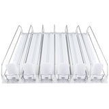 Optional White 6 Lane Pusher Bundle Per Shelf Add-on Accessory Compatible with EGM-36W