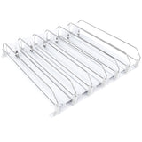 Optional White 6 Lane Pusher Bundle Per Shelf Add-on Accessory Compatible with ESM-36W