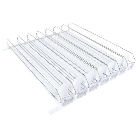 Optional White 7 Lane Pusher Bundle Per Shelf Add-on Accessory Compatible with EGM-50W