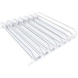 Optional White 7 Lane Pusher Bundle Per Shelf Add-on Accessory Compatible with ESM-50W