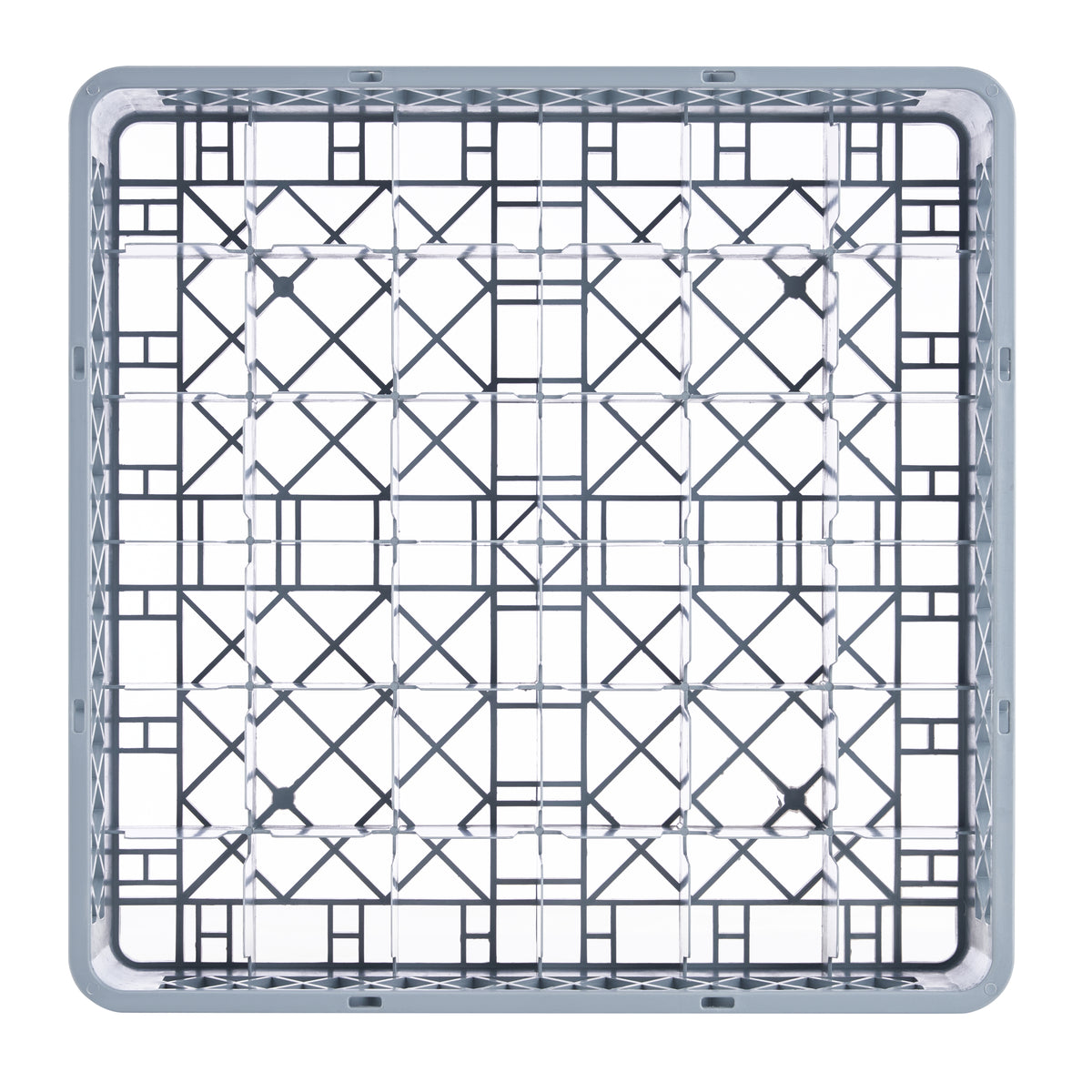 Showmaker S-36-GLASS-RACK Glass Rack (36) Compartments 19.69"W X 19.69"D X 3.94"H