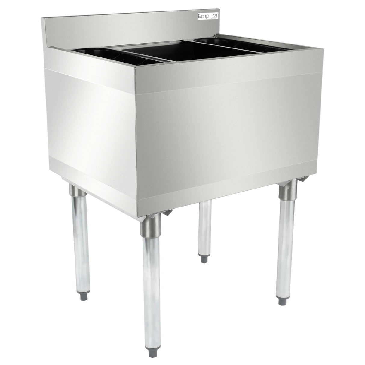 Empura Stainless EIB1824-C Sliding Cover 304/SS 20G Compatible With EIB1824 Underbar Ice Bin 304/SS 20G
