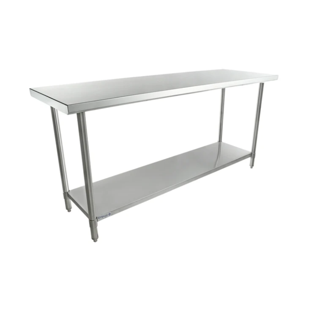 Empura Stainless SWT2472 Work Table 72"W X 24"D X 35"H Super Duty No Backsplash