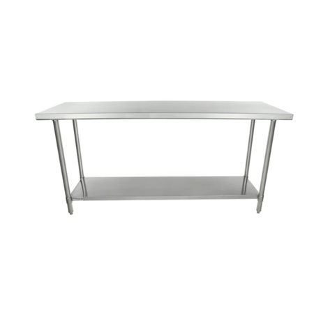 Empura Stainless SWT2472 Work Table 72"W X 24"D X 35"H Super Duty No Backsplash