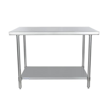 Empura Stainless SWT3048 Work Table 48"W X 30"D X 35"H Super Duty No Backsplash