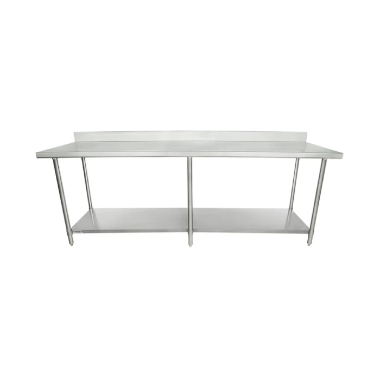 Empura Stainless SWT4B3096 Work Table 96"W X 30"D X 35"H Super Duty 4 Inch Backsplash