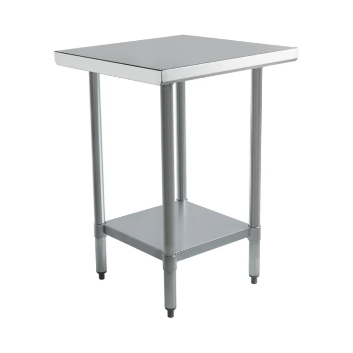 Empura Stainless WT2424 Work Table 24"W X 24"D X 35"H Standard Duty No Backsplash