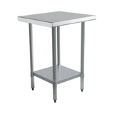Empura Stainless WT2424 Work Table 24"W X 24"D X 35"H Standard Duty No Backsplash