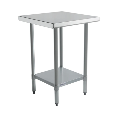 Empura Stainless WT2424 Work Table 24"W X 24"D X 35"H Standard Duty No Backsplash