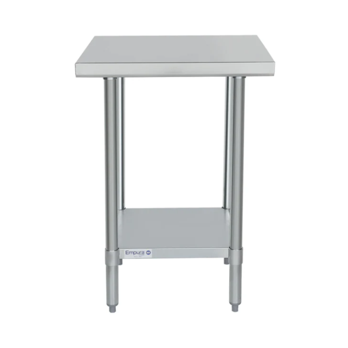 Empura Stainless WT2424 Work Table 24"W X 24"D X 35"H Standard Duty No Backsplash