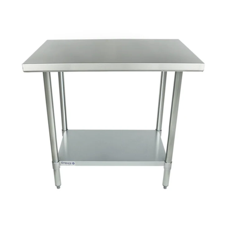 Empura Stainless WT2436 Work Table 36"W X 24"D X 35"H No Backsplash
