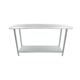 Empura Stainless WT2460 Work Table 60"W X 24"D X 35"H Standard Duty