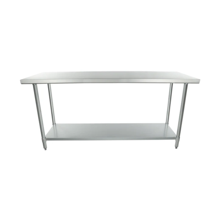 Empura Stainless WT2472 Work Table 72"W X 24"D X 35"H No Backsplash