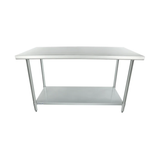 Empura Stainless WT3060 Work Table 60"W X 30"D X 35"H Standard Duty