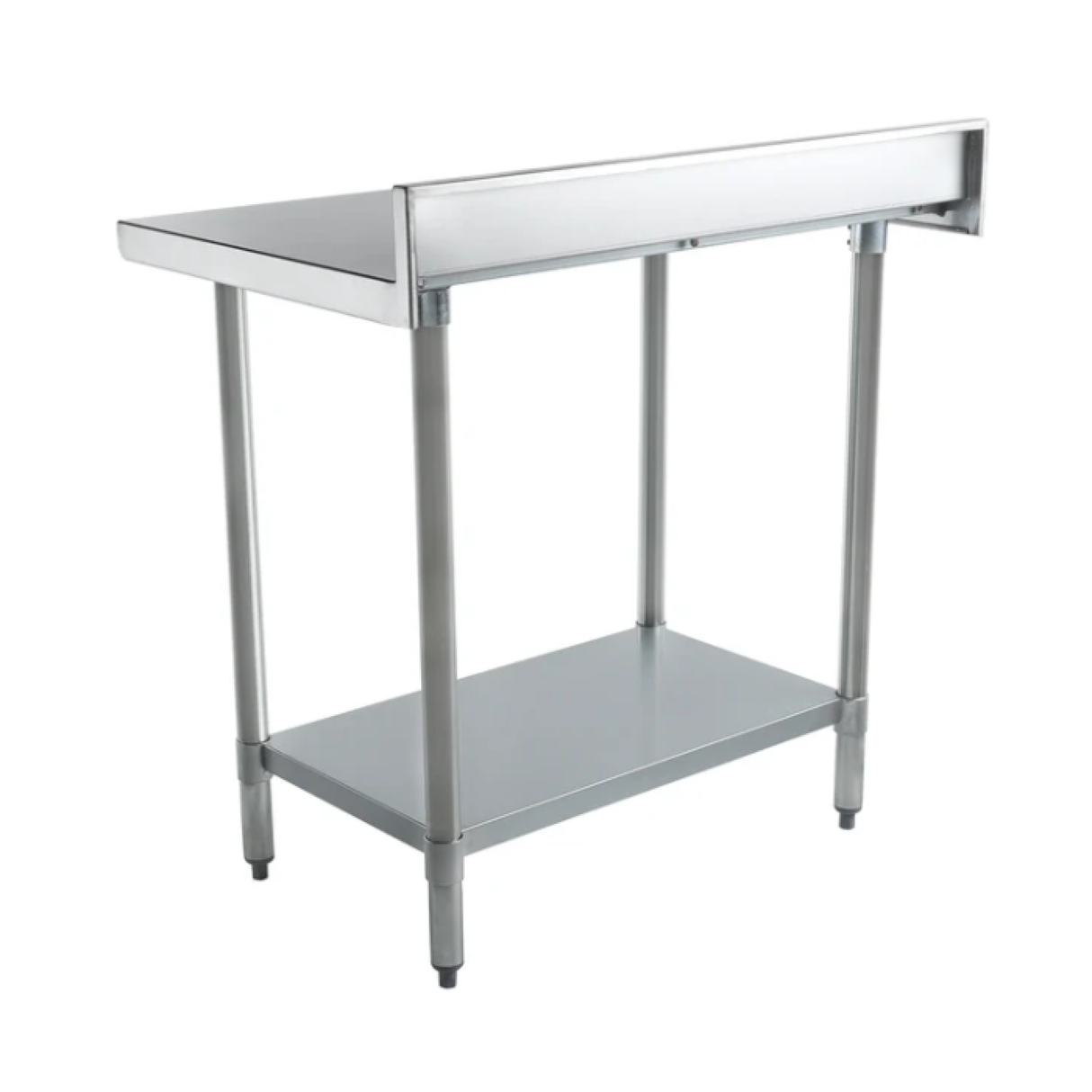 Empura Stainless WT4B2436 Work Table 36"W X 24"D X 35"H Standard Duty 4 Inch Backsplash