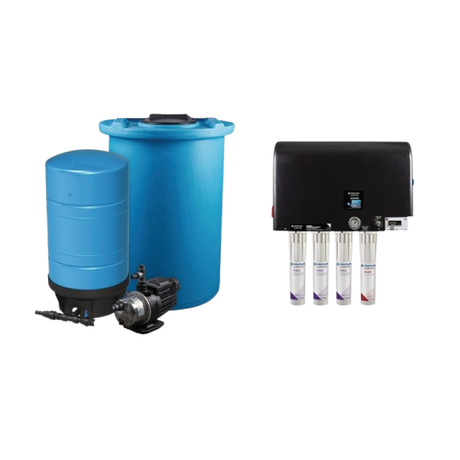 Everpure BWS1500/50 HF BWS Reverse Osmosis System PLUS (3) CTO-Q Activated-carbon Cartridge Prefilter