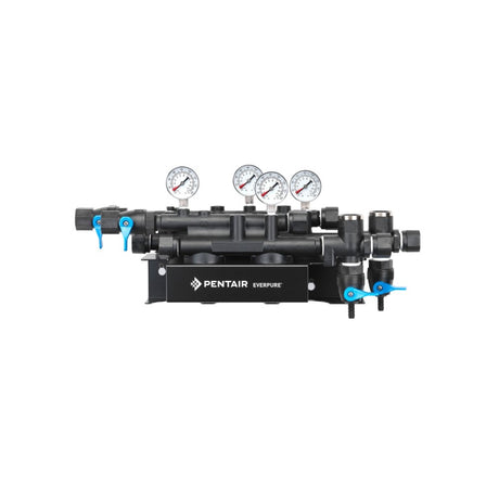 Everpure EV927891 QC7I Water Filtration System Manifold QC7I DIO Manifold (1) QC7I DIO Manifold (Connects Two Systems Together)