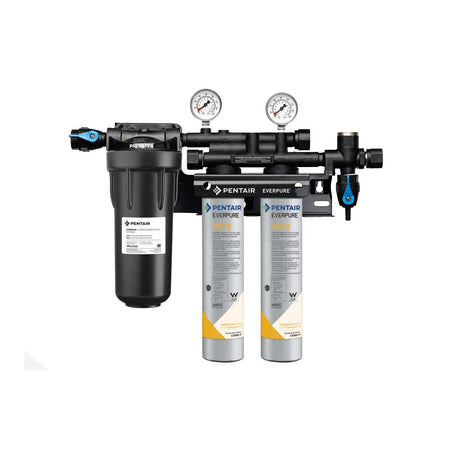 Everpure QC7I PF TWIN 4FC-S QC7I Water Filtration System QC7I PF Twin 4FC-S (1) EC110 Prefilter