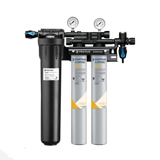 Everpure QC7I PF TWIN 7FC5 QC7I Water Filtration System QC7I PF Twin 7FC5 (1) EC210 Prefilter