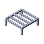 Everpure RACK16 RO Storage Tank Stand Provides Sturdy Platform To Raise Tank Off Floor When Required By Local Code 8 5/16"H X 16"W X 16"D Recommended For EZ-RO Hydropneumatic Storage Tanks (RACK16)