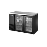 True Mfg. - General Foodservice TBB24-48-2G-Z1-SFT-B-1 - Back Bar Cooler, Two-section