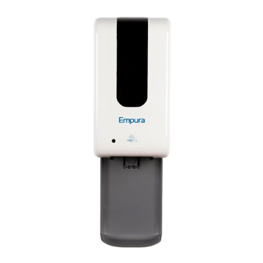 Empura 430-L-WHITE - Gel Sanitizer Station Wall Mount, 6"W X 4.48"D X 11.1"H, 1,200 Ml Capacity With Drip Tray