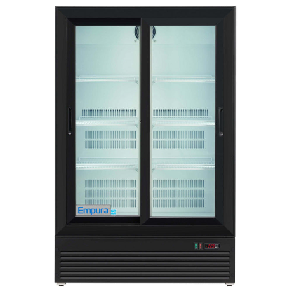 Empura SS-P300WA-B - Refrigerator Merchandiser, 35.4"W X 19.45"D X 55.62"H, 10 Cu. Ft Capacity