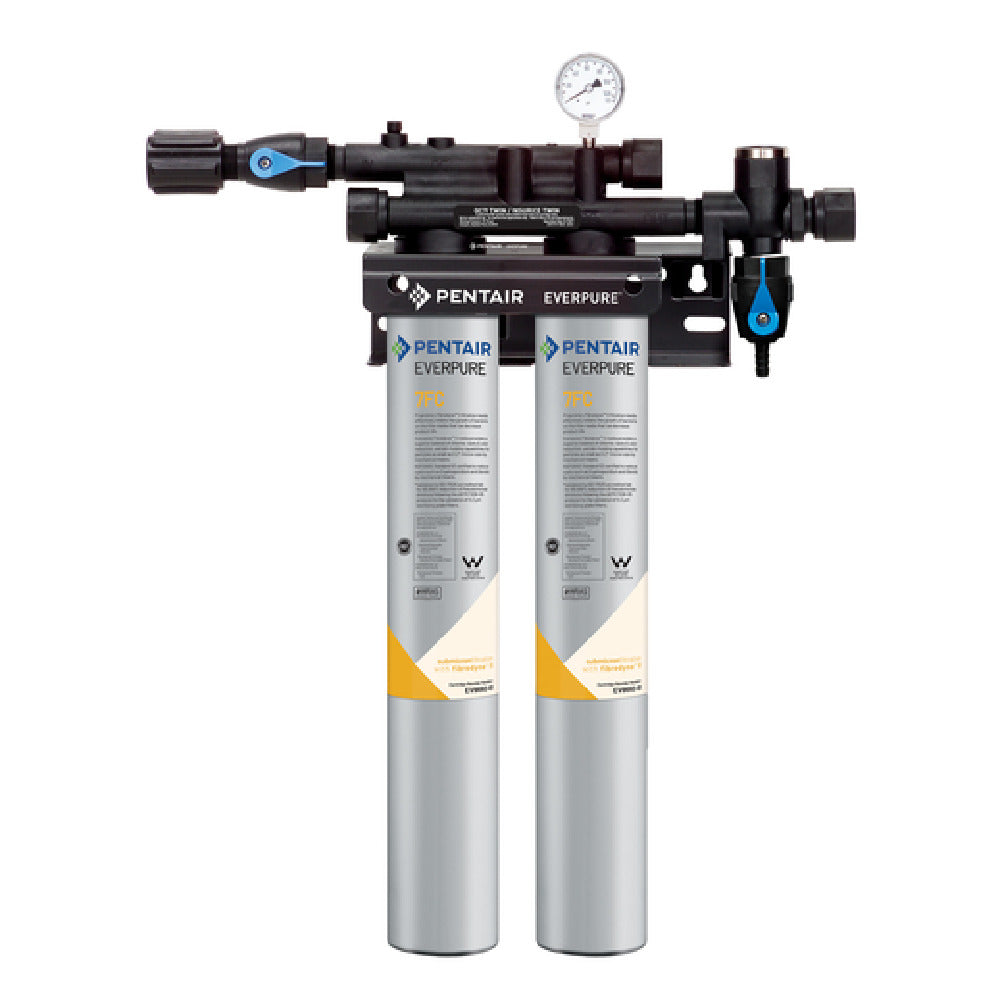 Everpure QC7I TWIN 7FC QC7I Water Filtration System QC7I Twin 7FC (2) 7FC Fibredyne® Carbon Block Cartridges