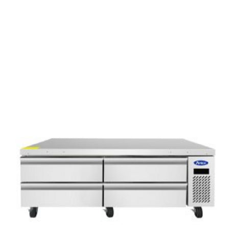 Atosa USA, Inc. MGF8463GR - Chef Base Freezer, 72"W X 32"D X 26-1/4"H, (4) Drawers