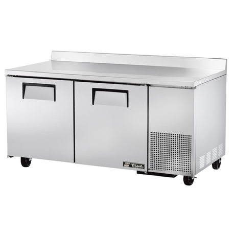 True Mfg. - General Foodservice TWT-67F-HC - Deep Work Top Freezer, Two-section, Stainless Steel Top With Rear Splash