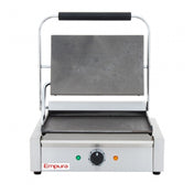 Empura Stainless E-SG-811E/F single flat commercial panini sandwich grill with temperature control