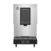 Stainless steel Hoshizaki DCM-271BAH ice maker and water dispenser with digital display