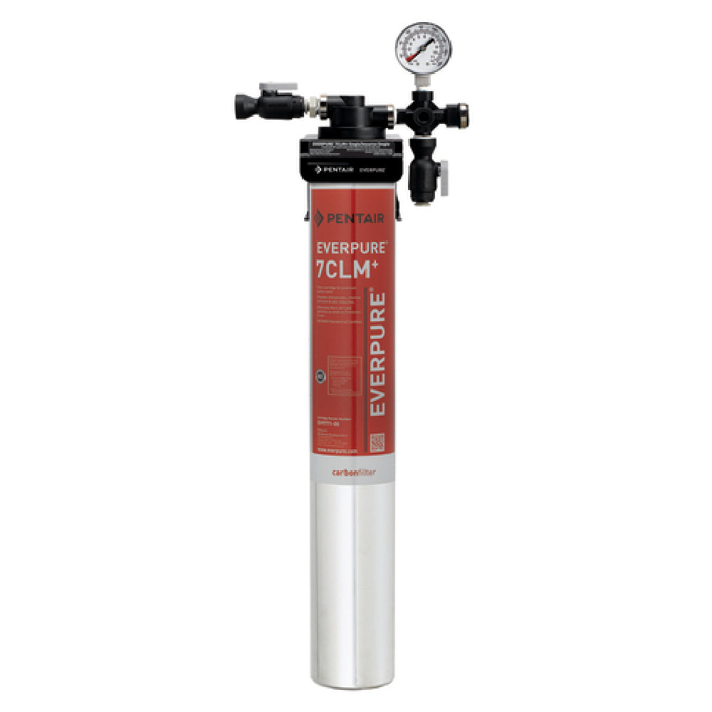 Everpure EV977111 QC7I Single-7CLM+ Fountain Filtration System 5 Micron Up To 1-1.67 Gpm Flow Rate