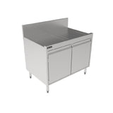 Perlick TSF36SC - Underbar Storage Cabinet 36"W X 24"D, 4" Or 6"H Backsplash With 1" Return At Top