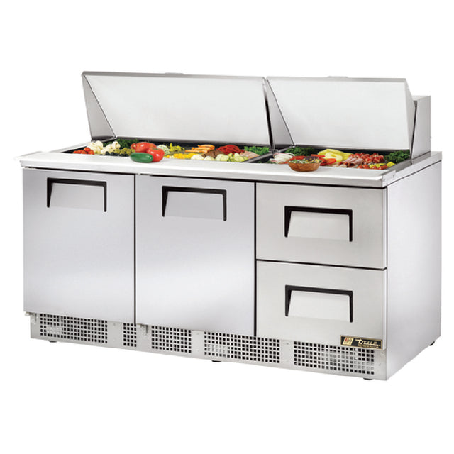 True Refrigeration TFP-72-30M-D-2_LH Sandwich/Salad Unit Three-section