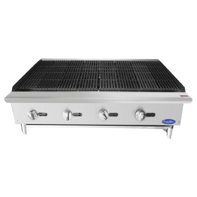 Atosa ATRC-48 CookRite Heavy Duty Radiant Charbroiler Natural Gas Countertop