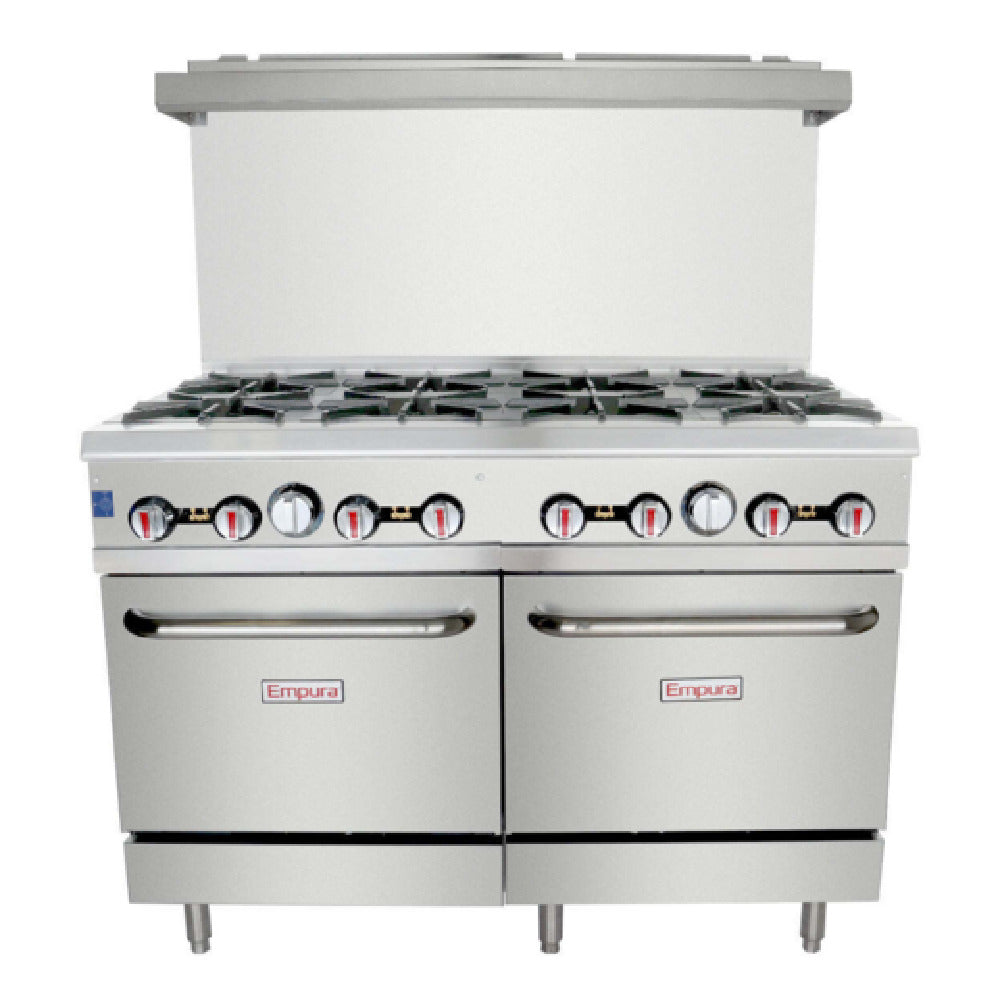 Empura EGR-48_NAT - Double Base Gas Range, 48"W X 32 1/2"D X 59 3/4"H, Natural Gas