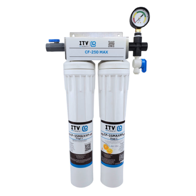 ITV Ice Makers CF-210 MAX FILTER - Water Filtration System, Double Filtration Kit