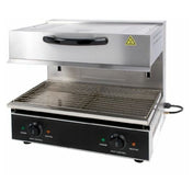 Stainless steel adjustable salamander grill Empura Equipment EMP-E-SAL-4000W with dual controls