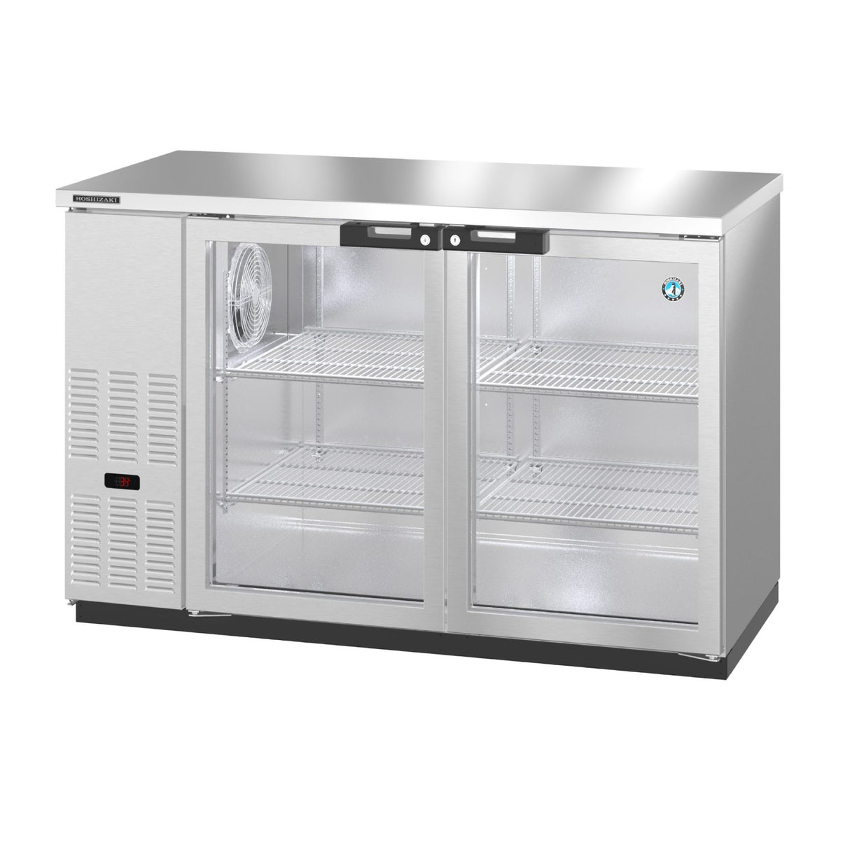 Hoshizaki BB59-G-S Refrigerated Back Bar Cooler Reach-in Two-section