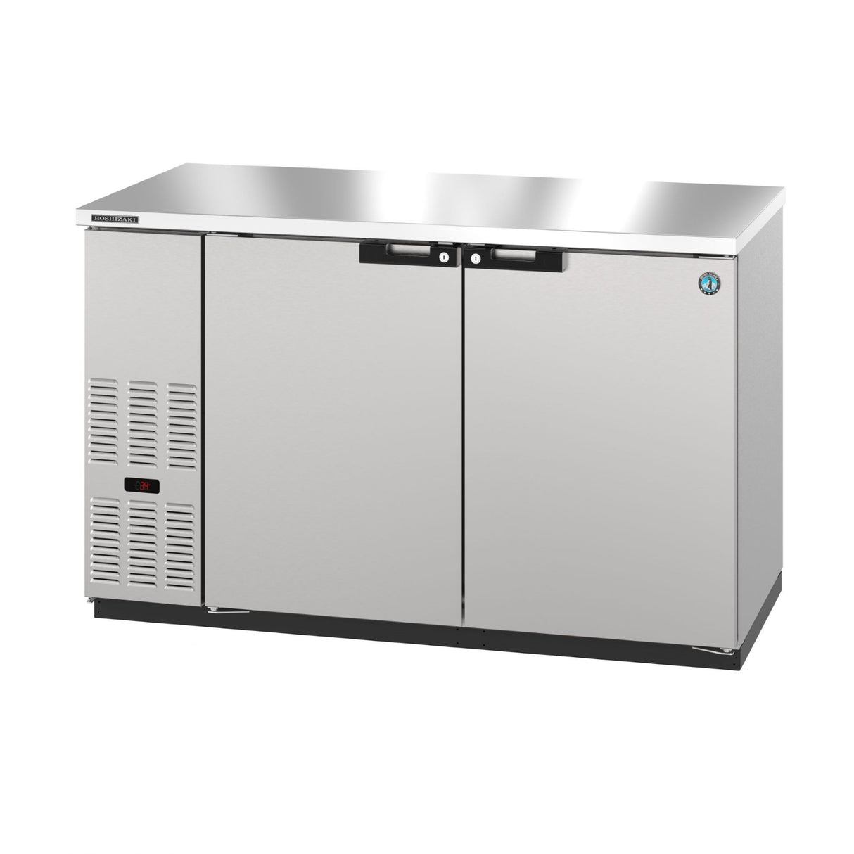 Hoshizaki BB59-S Refrigerated Back Bar Cooler Reach-in Two-section