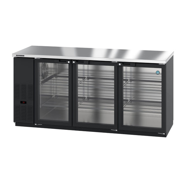 Hoshizaki BB80-G Refrigerated Back Bar Cooler Reach-in Three-section