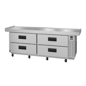 Stainless steel Hoshizaki CR110A Steelheart Series Equipment Stand with drawers and casters