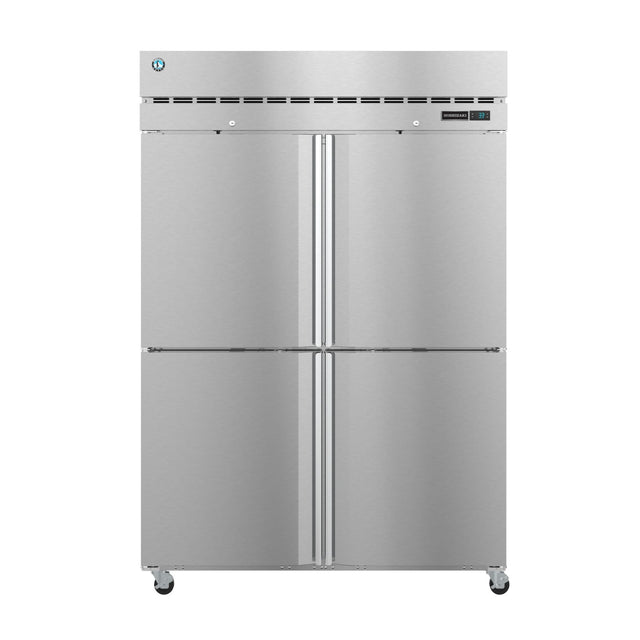 Stainless steel commercial refrigerator with four doors from Hoshizaki Steelheart Series Freezer