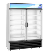 Hoshizaki FM-49-HC Freezer Merchandiser 2-section 42.61 Cu. Ft.