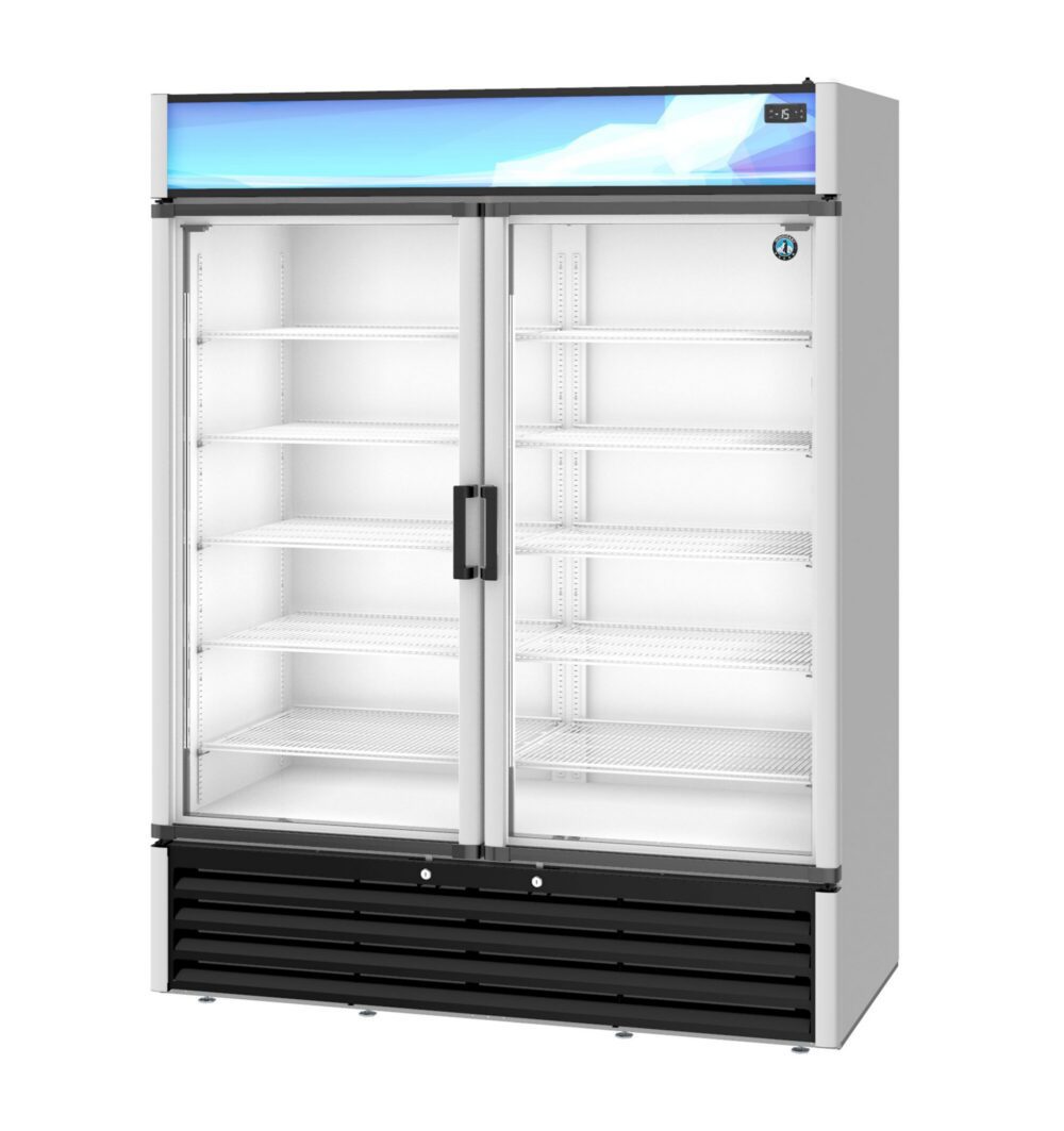 Hoshizaki FM-49-HC Freezer Merchandiser 2-section 42.61 Cu. Ft.